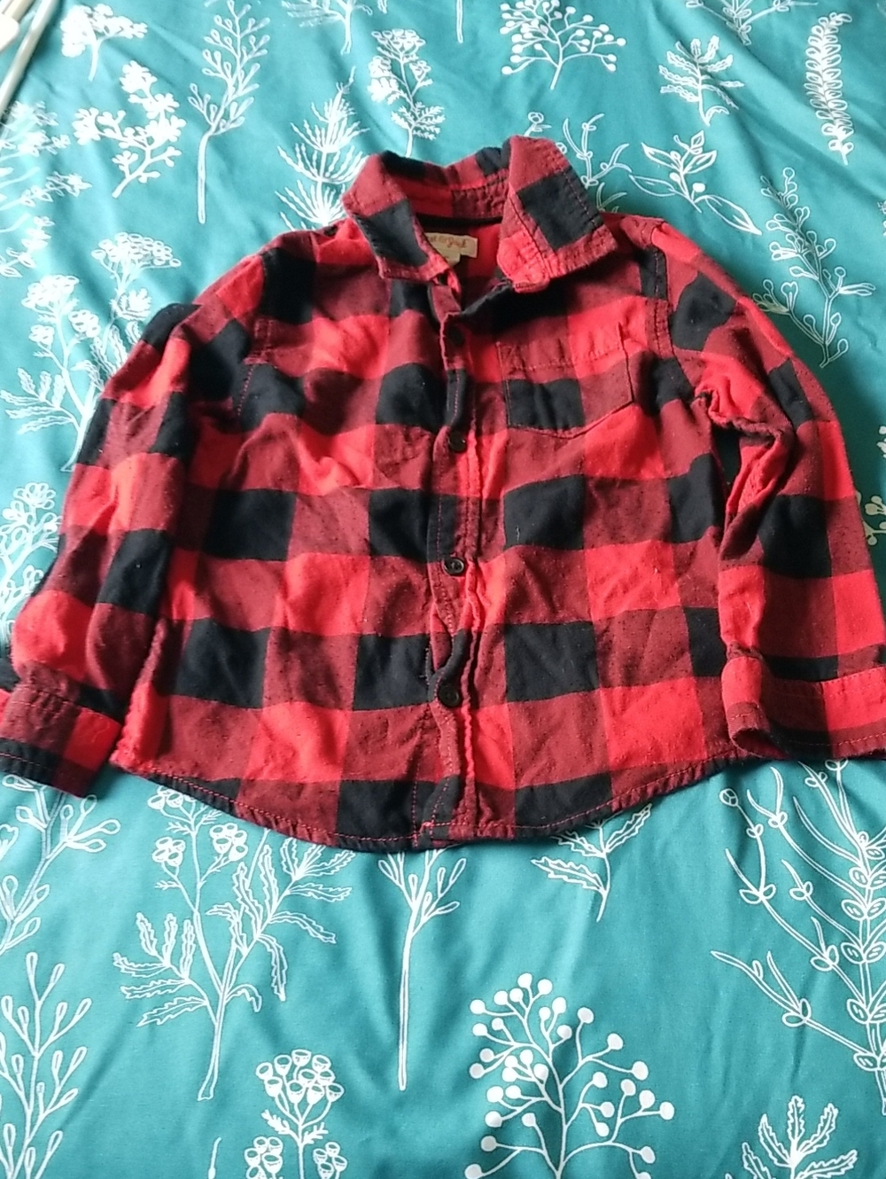 Cat & Jack 4T Flannel shirt Zara size 4T swear pants GUC